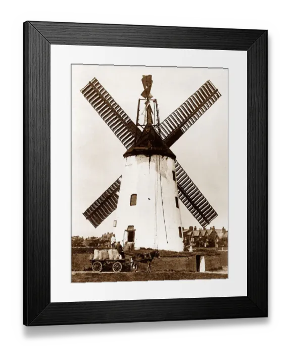 Framed Print : Lytham St. Annes Windmill early 1900s Framed Print : Lytham St. Annes Windmill early 1900s