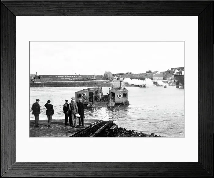 Framed Print : High Ferry, Blyth, Blyth Northumberland early 1900's Framed Print : High Ferry, Blyth, Blyth Northumberland early 1900's