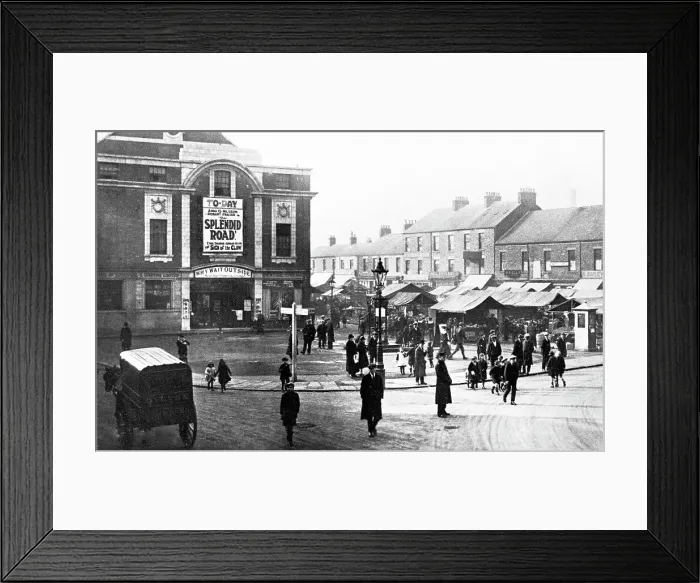 Framed Print : Blyth Market Place early 1900s Framed Print : Blyth Market Place early 1900s
