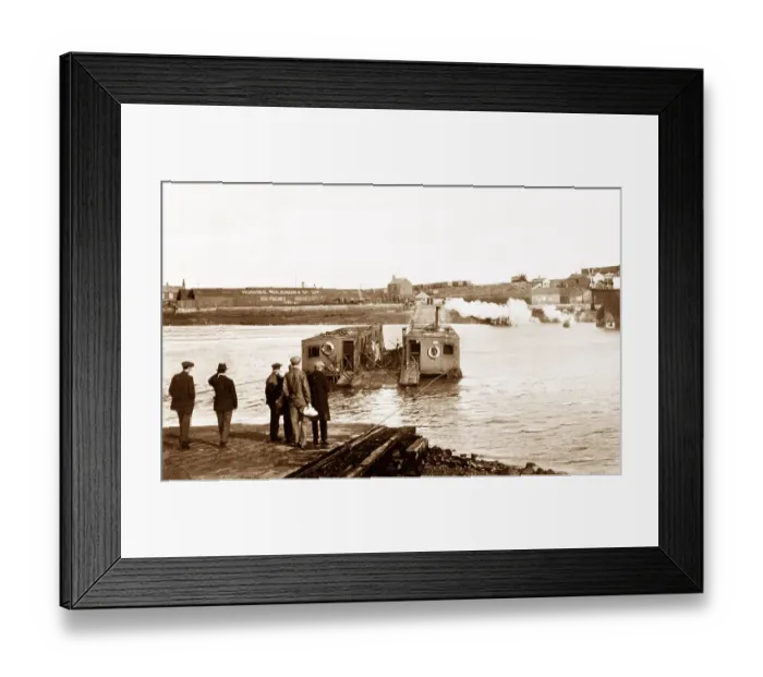 Framed Print : Blyth High Ferry early 1900s Framed Print : Blyth High Ferry early 1900s