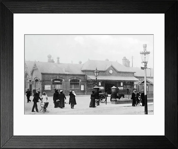 Framed Print : Blyth Railway Station early 1900s Framed Print : Blyth Railway Station early 1900s