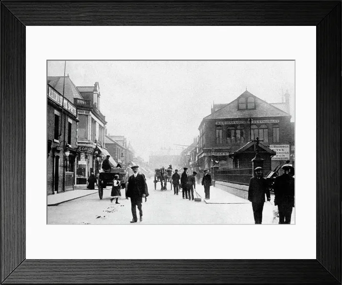 Framed Print : Blyth Turner Street early 1900s Framed Print : Blyth Turner Street early 1900s