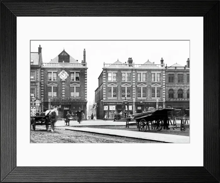 Framed Print : Blyth Waterloo Road early 1900s Framed Print : Blyth Waterloo Road early 1900s