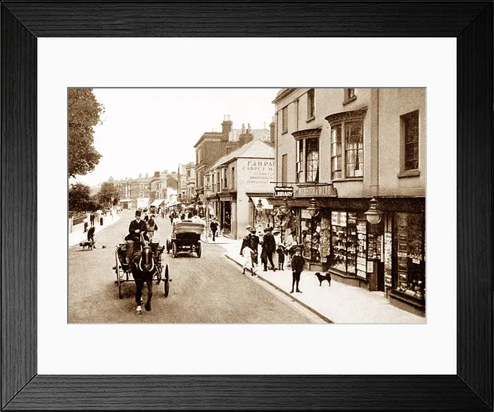 Framed Print : Bognor Regis High Street early 1900s Framed Print : Bognor Regis High Street early 1900s