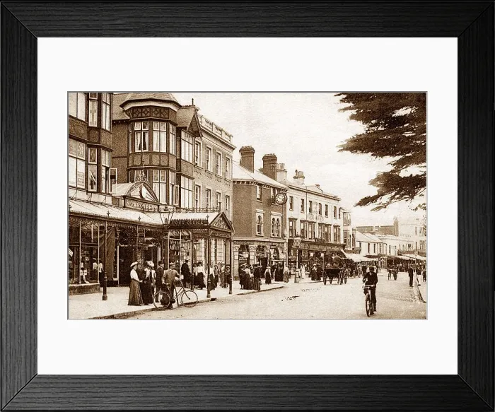 Framed Print : Bognor Regis High Street early 1900s Framed Print : Bognor Regis High Street early 1900s