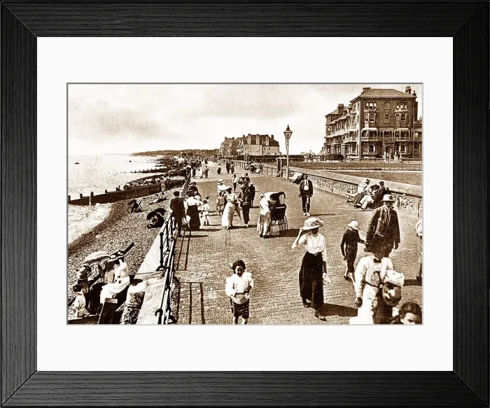 Framed Print : Bognor Regis Parade West early 1900s Framed Print : Bognor Regis Parade West early 1900s