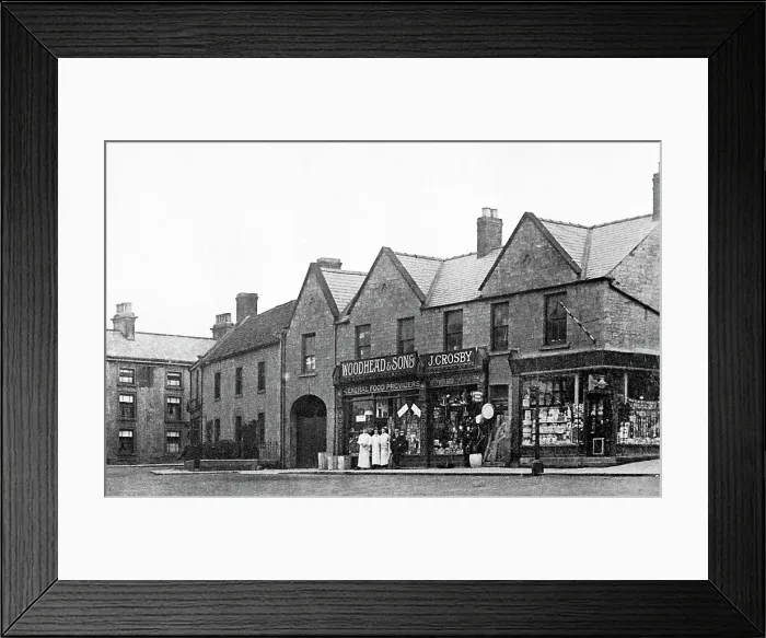 Framed Print : Market Place, Bolsover Framed Print : Market Place, Bolsover