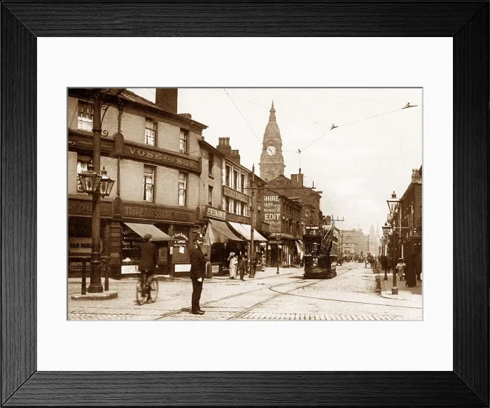 Framed Print : Bolton Newport Street early 1900s Framed Print : Bolton Newport Street early 1900s
