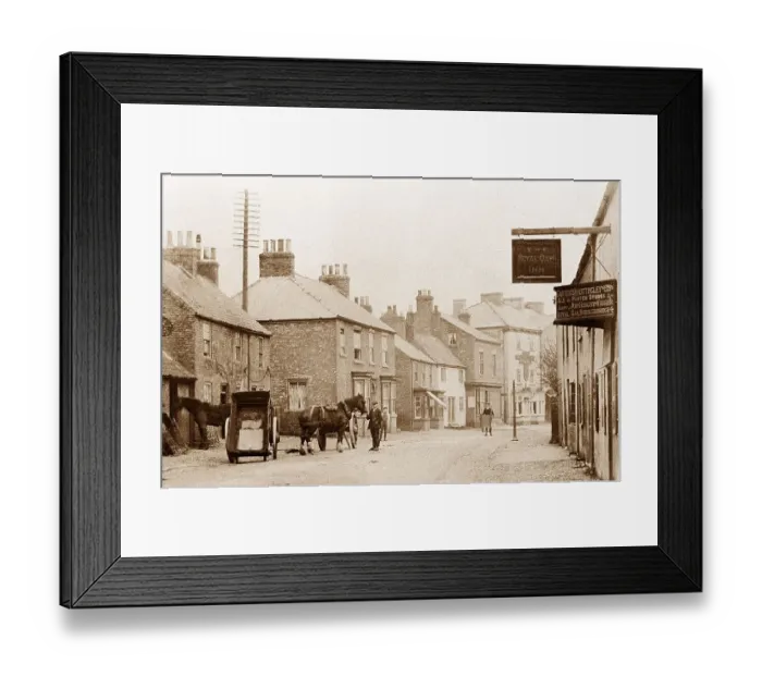 Framed Print : Boroughbridge early 1900s Framed Print : Boroughbridge early 1900s