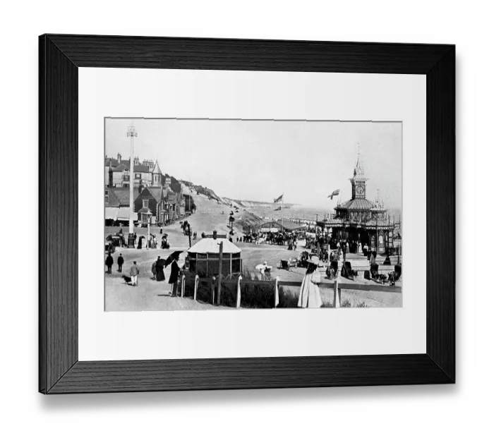 Framed Print : East Cliff from West Cliff, Bournemouth Framed Print : East Cliff from West Cliff, Bournemouth