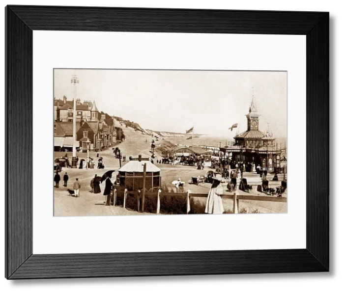 Framed Print : Bournemouth East Cliff Victorian period Framed Print : Bournemouth East Cliff Victorian period