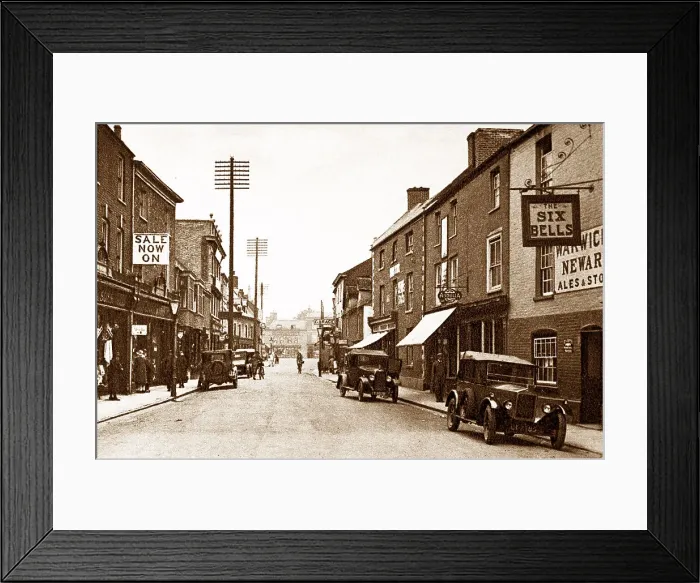 Framed Print : Bourne North Street probably 1920s Framed Print : Bourne North Street probably 1920s