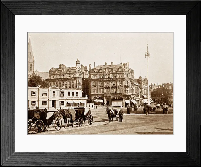 Framed Print : Bournemouth The Square Victorian period Framed Print : Bournemouth The Square Victorian period