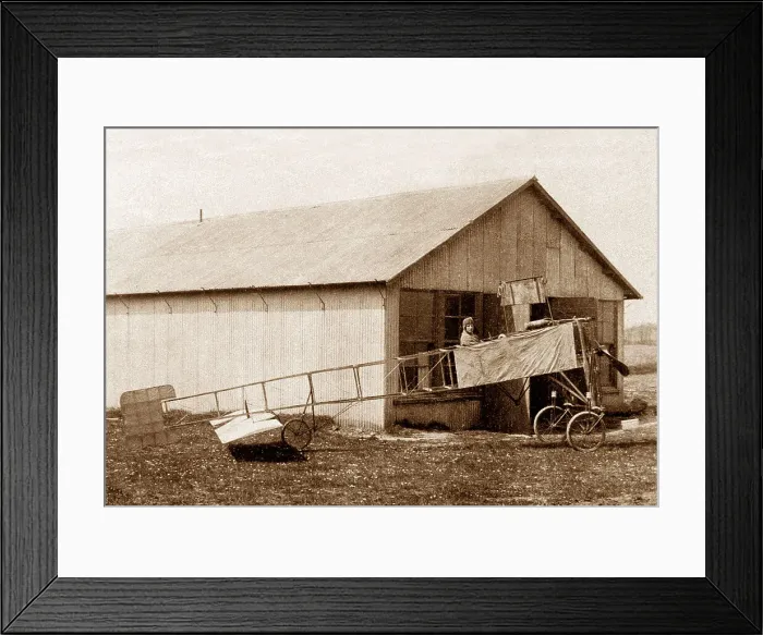Framed Print : Bleriot aeroplane, Filey Framed Print : Bleriot aeroplane, Filey