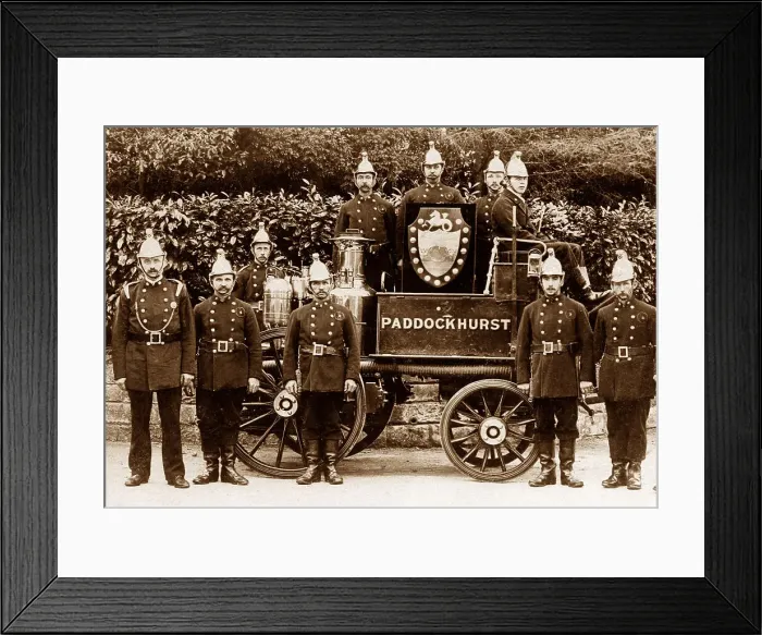 Framed Print : Paddockhurst fire engine Framed Print : Paddockhurst fire engine