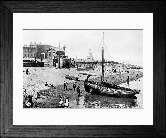 Framed Print : Fleetwood beach Framed Print : Fleetwood beach