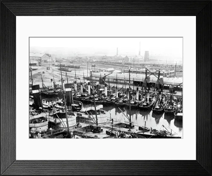 Framed Print : Fleetwood Wyre Dock early 1900s Framed Print : Fleetwood Wyre Dock early 1900s