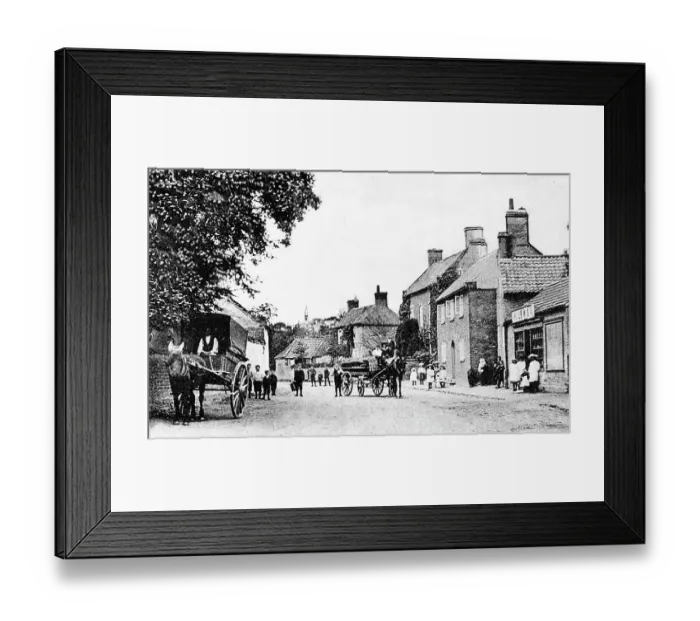 Framed Print : Flintham early 1900s Framed Print : Flintham early 1900s