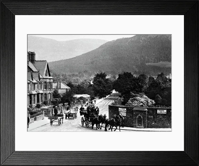 Framed Print : Windermere Latrigg and Station Road Victorian period Framed Print : Windermere Latrigg and Station Road Victorian period