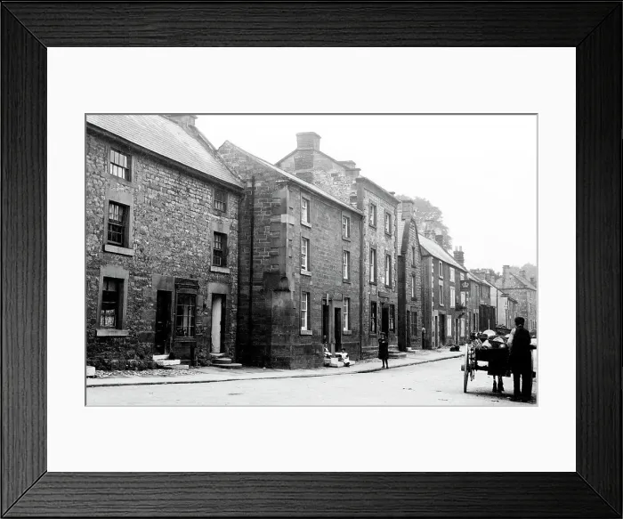 Framed Print : Winster Main Street near Matlock early 1900s Framed Print : Winster Main Street near Matlock early 1900s