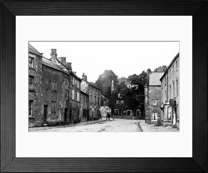 Framed Print : Winster Main Street near Matlock early 1900s Framed Print : Winster Main Street near Matlock early 1900s