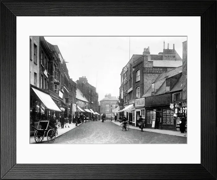 Framed Print : Wisbech High Street early 1900s Framed Print : Wisbech High Street early 1900s