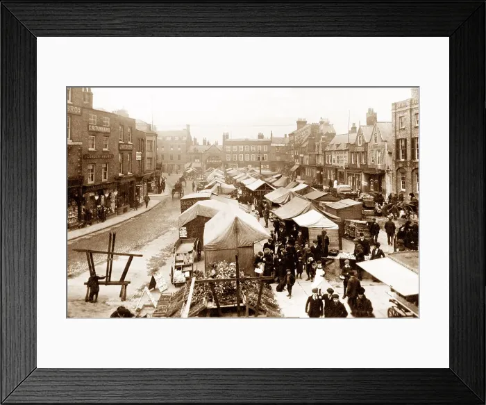 Framed Print : The Market, Wisbech Framed Print : The Market, Wisbech