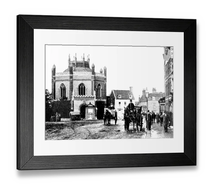 Framed Print : Wisbech Octagonal Church early 1900s Framed Print : Wisbech Octagonal Church early 1900s