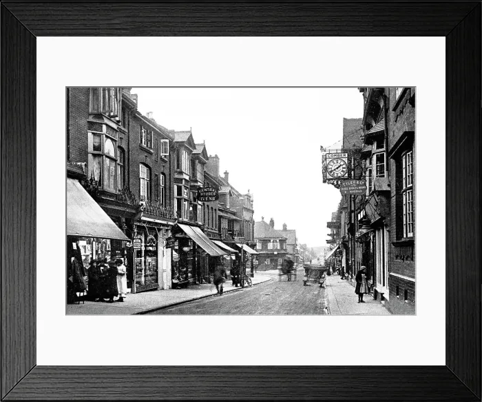 Framed Print : Woking Chertsey Road early 1900s Framed Print : Woking Chertsey Road early 1900s