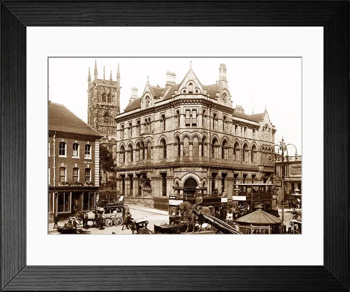 Framed Print : Queen Square, Wolverhampton Framed Print : Queen Square, Wolverhampton