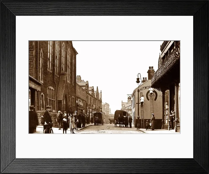 Framed Print : High Street, Wombwell Framed Print : High Street, Wombwell