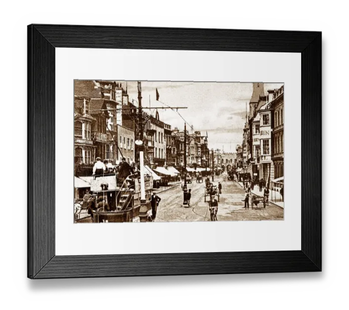 Framed Print : Southampton High Street early 1900s Framed Print : Southampton High Street early 1900s