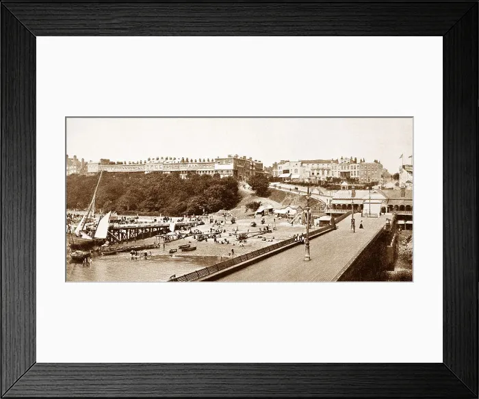 Framed Print : Southend-on-Sea from the Pier early 1900s Framed Print : Southend-on-Sea from the Pier early 1900s
