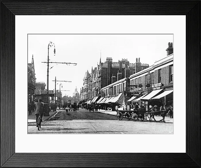 Framed Print : Southport Chapel Street early 1900s Framed Print : Southport Chapel Street early 1900s