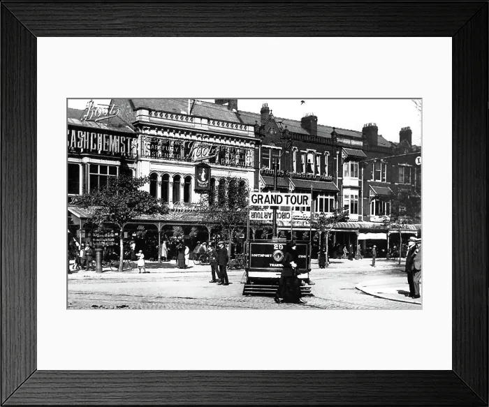 Framed Print : Southport Lord Street early 1900s Framed Print : Southport Lord Street early 1900s