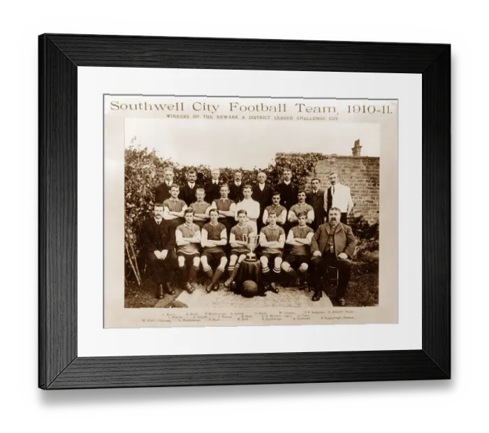 Framed Print : Southwell City Football Club 1910 / 11 Framed Print : Southwell City Football Club 1910 / 11