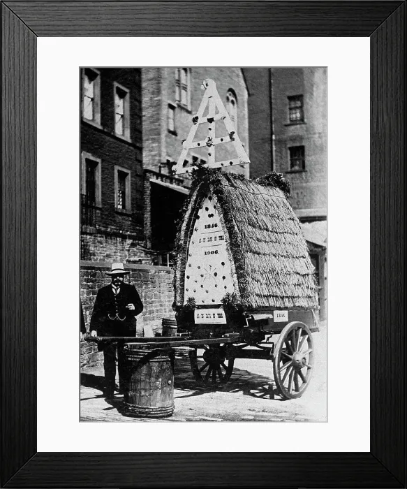 Framed Print : Sowerby Bridge Rush Ceremony early 1900s Framed Print : Sowerby Bridge Rush Ceremony early 1900s
