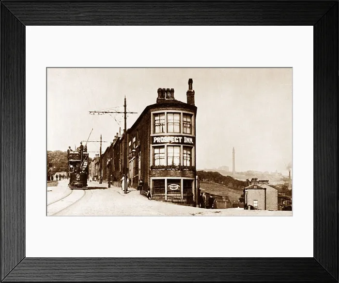 Framed Print : Sowerby Bridge Bolton Brow early 1900s Framed Print : Sowerby Bridge Bolton Brow early 1900s