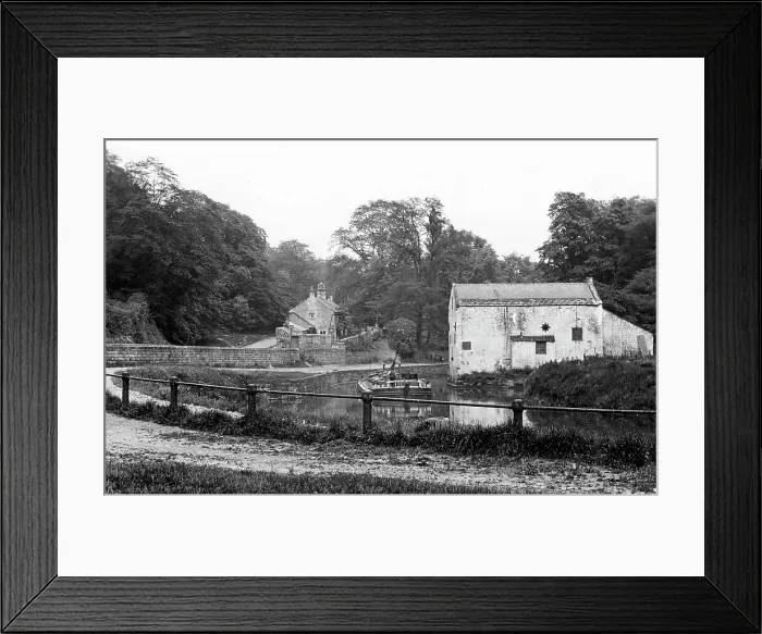 Framed Print : Sprotborough The Canal early 1900s Framed Print : Sprotborough The Canal early 1900s