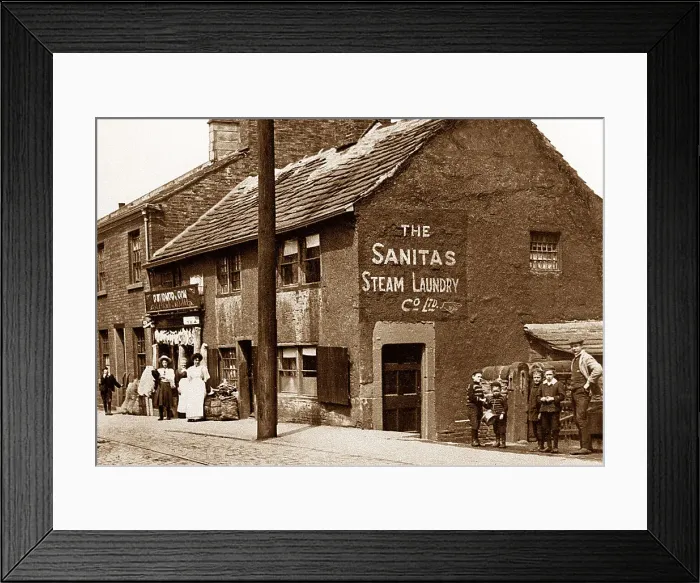 Framed Print : Steam Laundry, Bramley Framed Print : Steam Laundry, Bramley