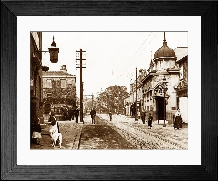 Framed Print : Town Street, Bramley Framed Print : Town Street, Bramley