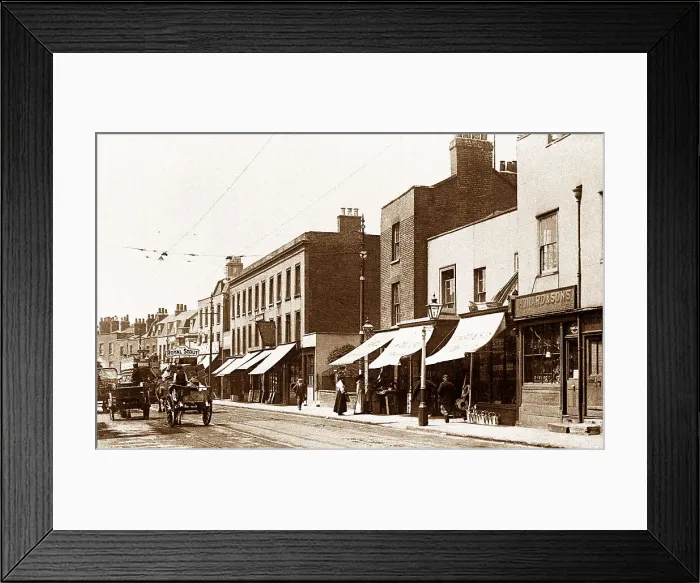 Framed Print : Brentford High Street early 1900s Framed Print : Brentford High Street early 1900s