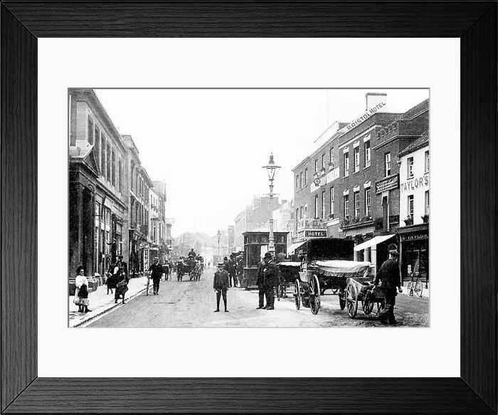 Framed Print : High Street, Bridgwater Framed Print : High Street, Bridgwater