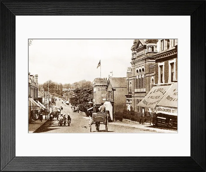 Framed Print : Brentwood Warley Road early 1900s Framed Print : Brentwood Warley Road early 1900s