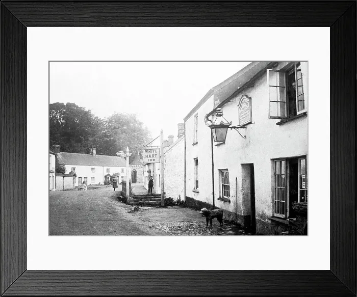 Framed Print : White Hart, Bridestowe Framed Print : White Hart, Bridestowe