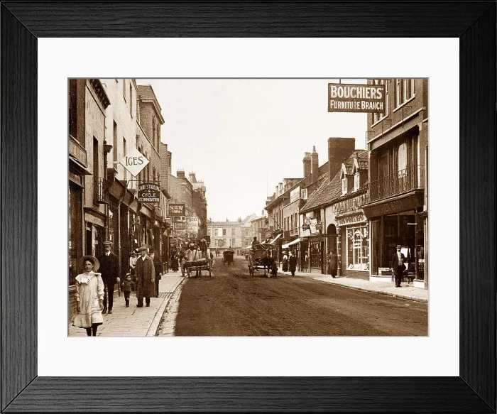 Framed Print : Bridgwater Eastover early 1900s Framed Print : Bridgwater Eastover early 1900s