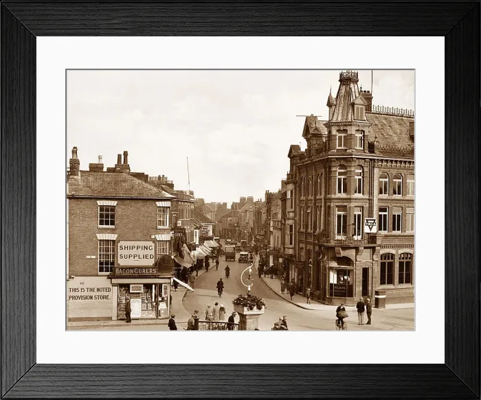 Framed Print : Bridgwater Eastover probably 1920s Framed Print : Bridgwater Eastover probably 1920s