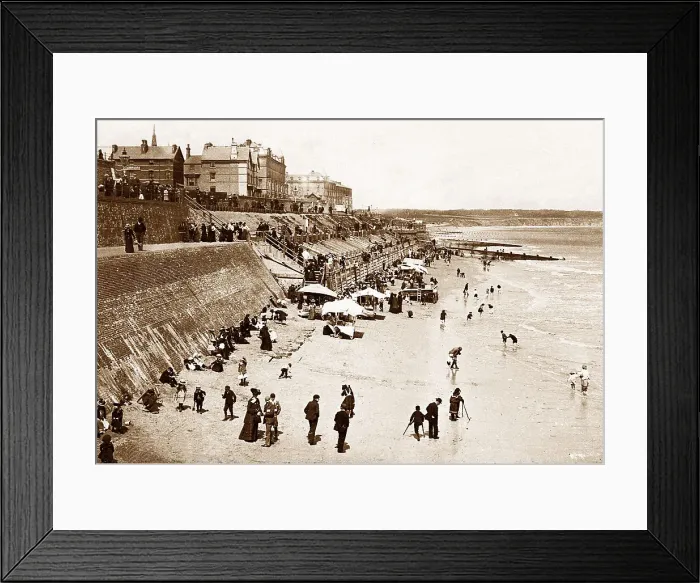 Framed Print : Bridlington Beach Children's Corner early 1900s Framed Print : Bridlington Beach Children's Corner early 1900s