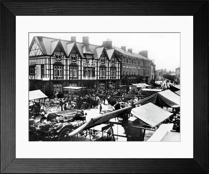 Framed Print : Market Day, Brigg Framed Print : Market Day, Brigg