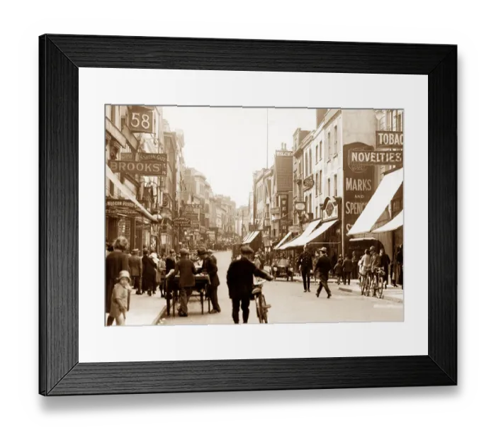 Framed Print : Bristol Castle Street early 1900s Framed Print : Bristol Castle Street early 1900s